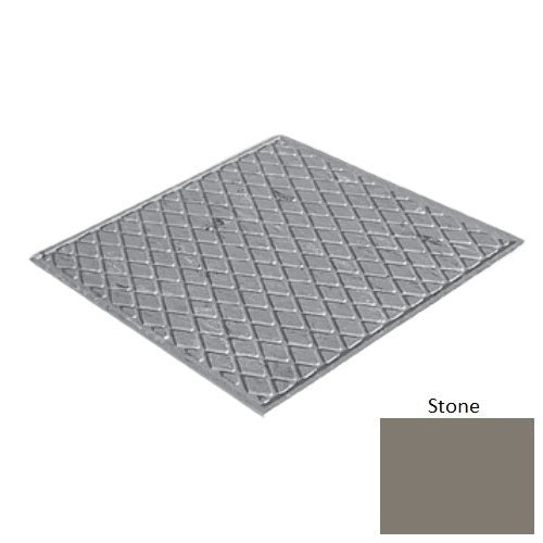 Flextones Stone Rubber Diamond Landing Tile - Textured - 27" X 27"