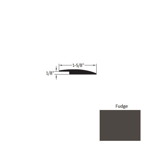 Johnsonite Fudge Vinyl Moulding / Trim Reducer