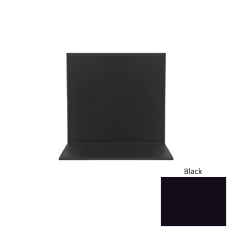 Pinnacle Black Rubber Sanitary Toe Wall Base - 4" X 48"