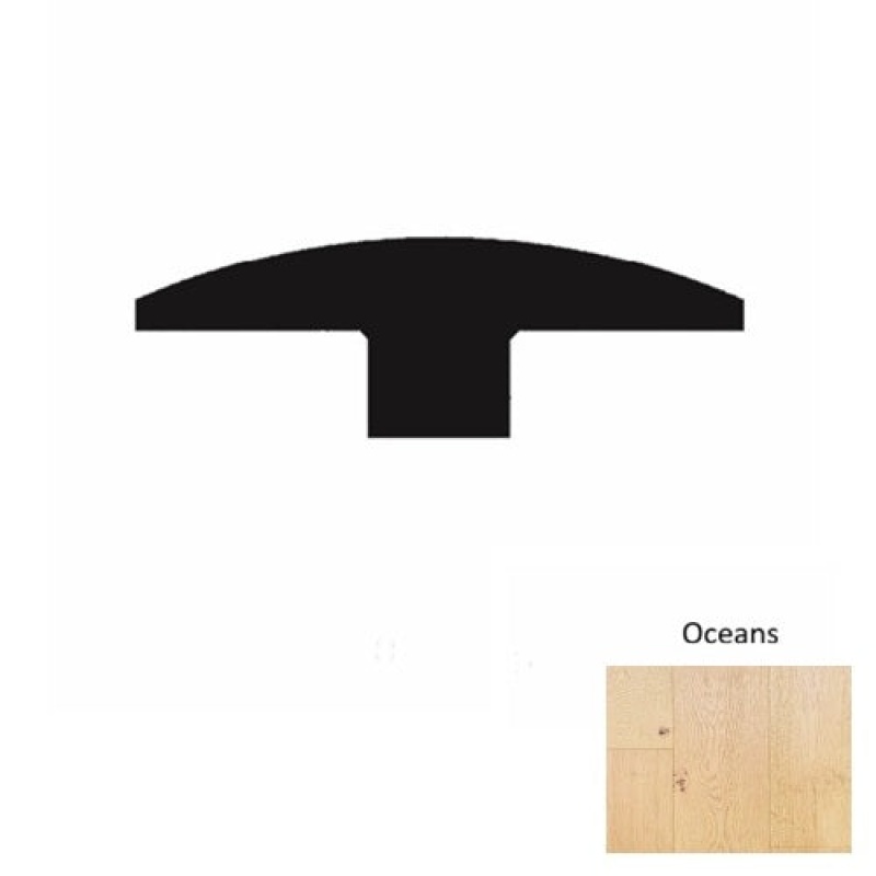 Designer Oceans Hardwood Moulding / Trim - 78" T Molding - Wire Brushed