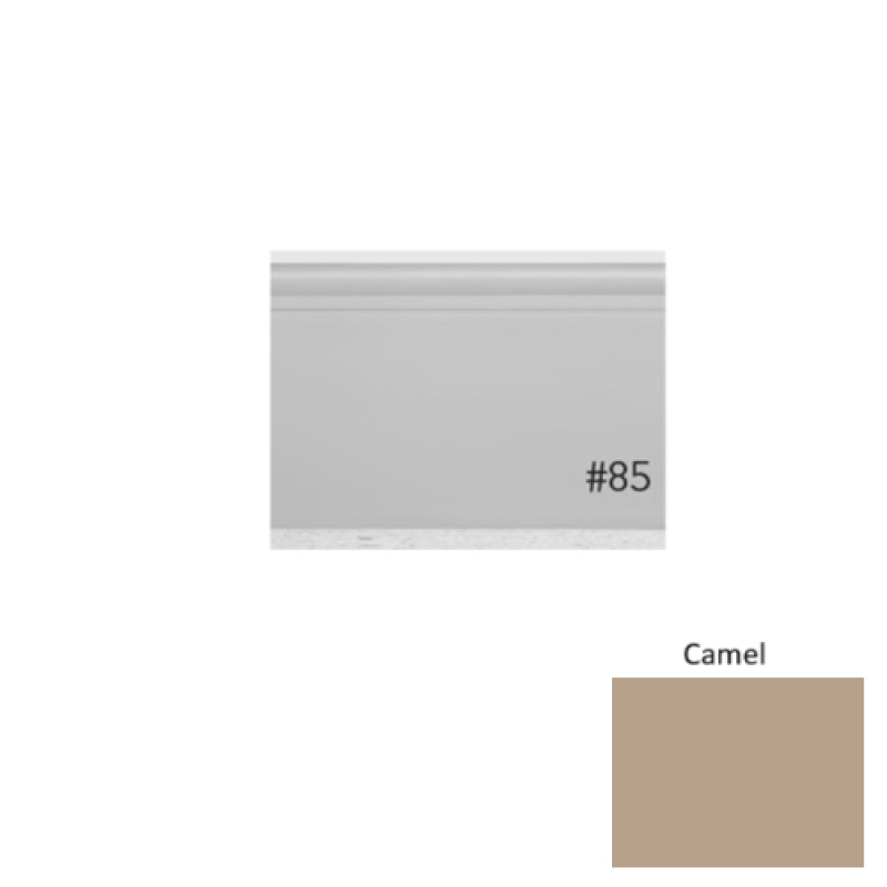 Pinnacle Plus #85 Fashion Camel Rubber Coil Wall Base - 4 1/4" X 60 Ft
