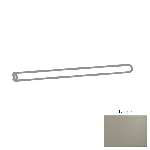 Catch Taupe Ceramic Wall Trim - 1/2" X 8" Jolly