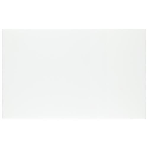 More White Ceramic Tile - Matte - 9 7/8" X 15 3/4"