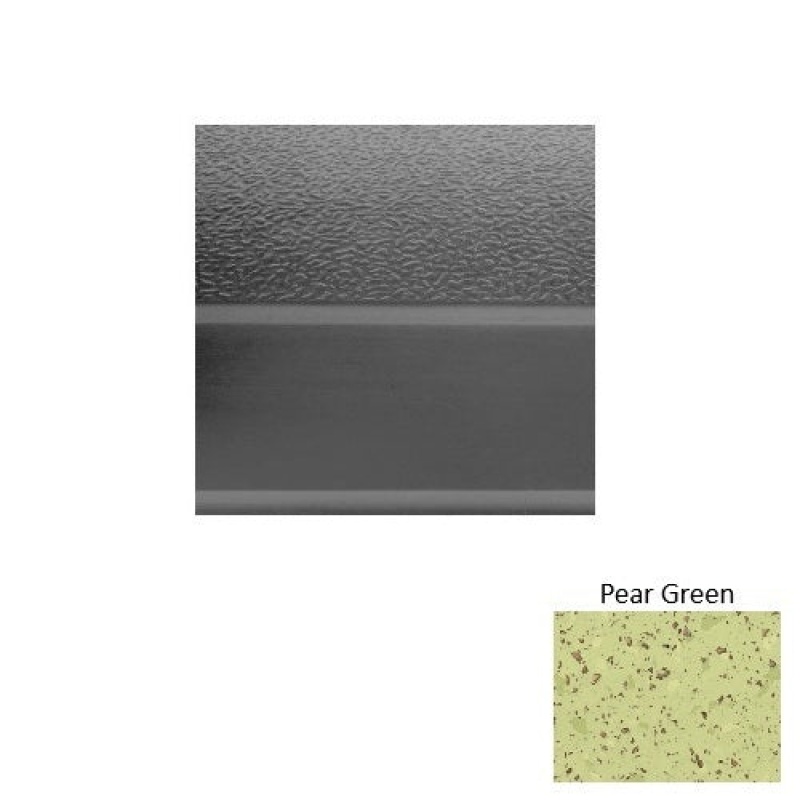 Renew 93 Pear Green Textured Rubber (Sq) Stair Tread With Dupont Kevlar - Textured