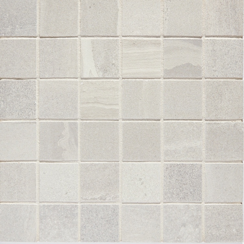 Davenport Ash Porcelain Mosaic - 2" X 2" - Matte