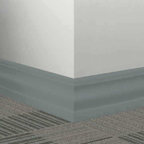 Johnsonite Mink Rubber Millwork Contoured Wall Base - 4 1/4" X 96" X 3/8" Delinate - Millwork Contoured Wall Base
