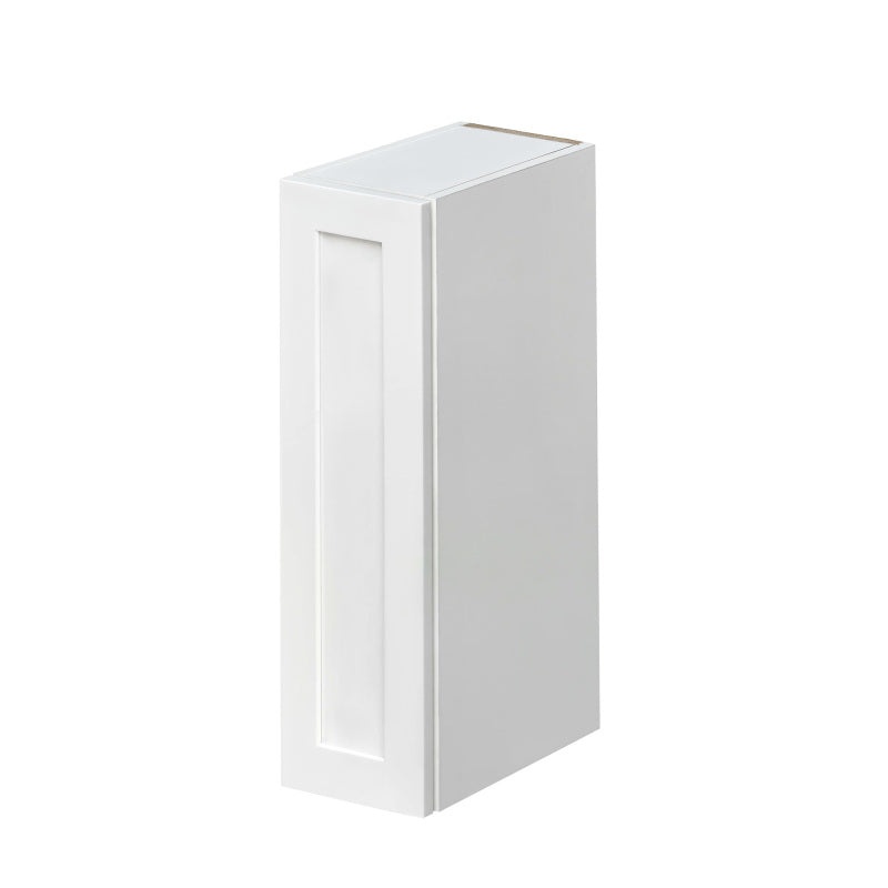 Mallorca White Shaker Wood Kitchen Wall Cabinet - 9" X 12" X 30" (Assembly Required) - White
