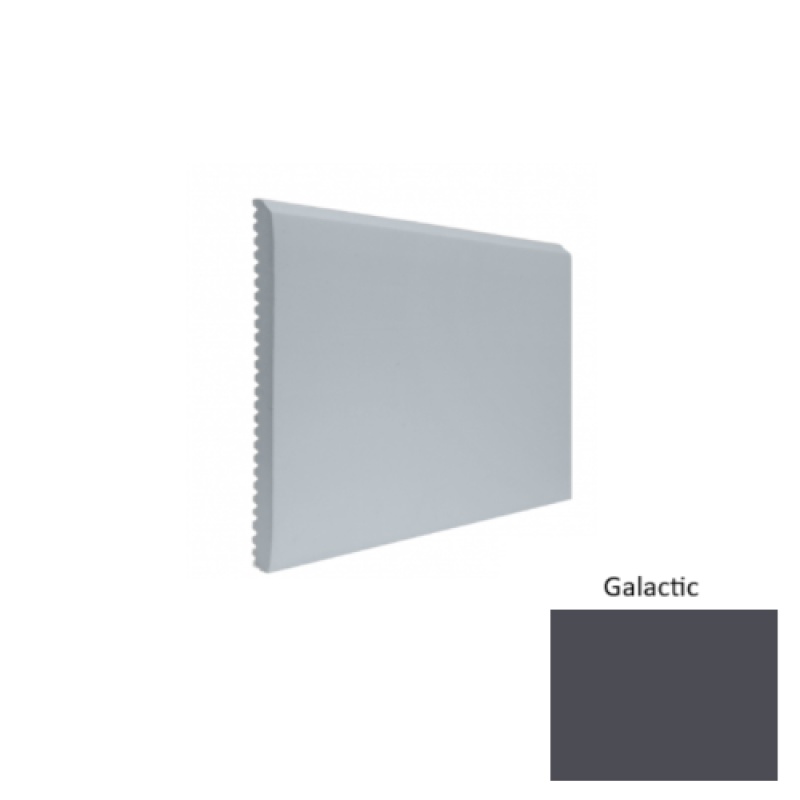 Contours #65 Vertical Galactic Rubber Profiled Wall Base - Satin