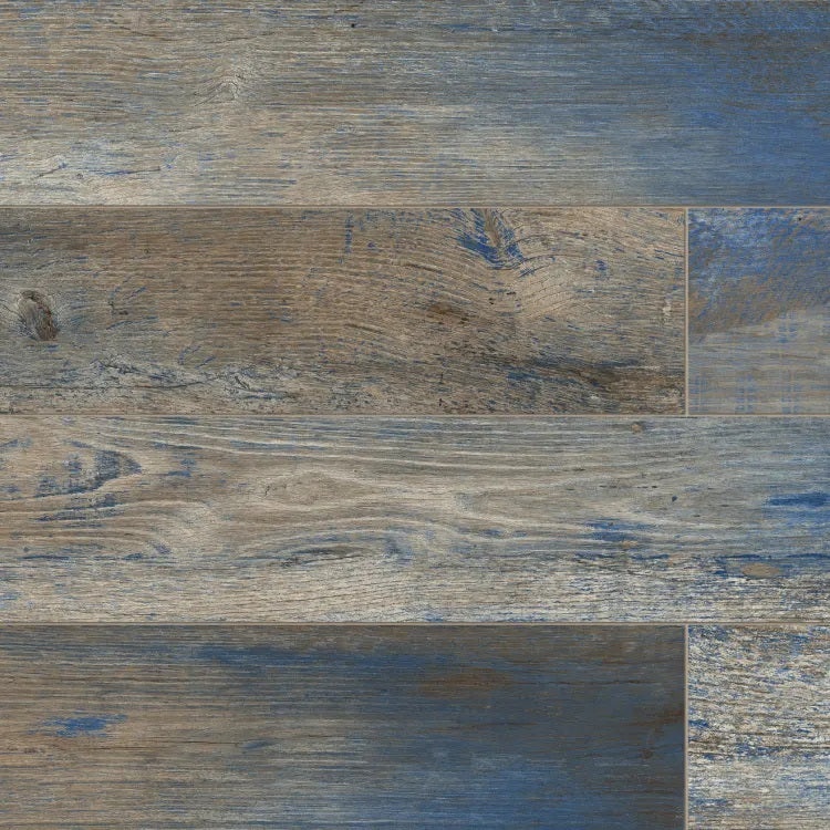 Yorkwood Navy Porcelain Tile - Matte - 12" x 72"