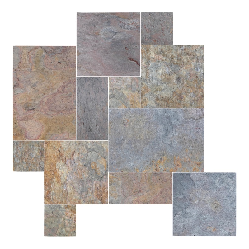 Multi Color Classic Slate Versailles Pattern