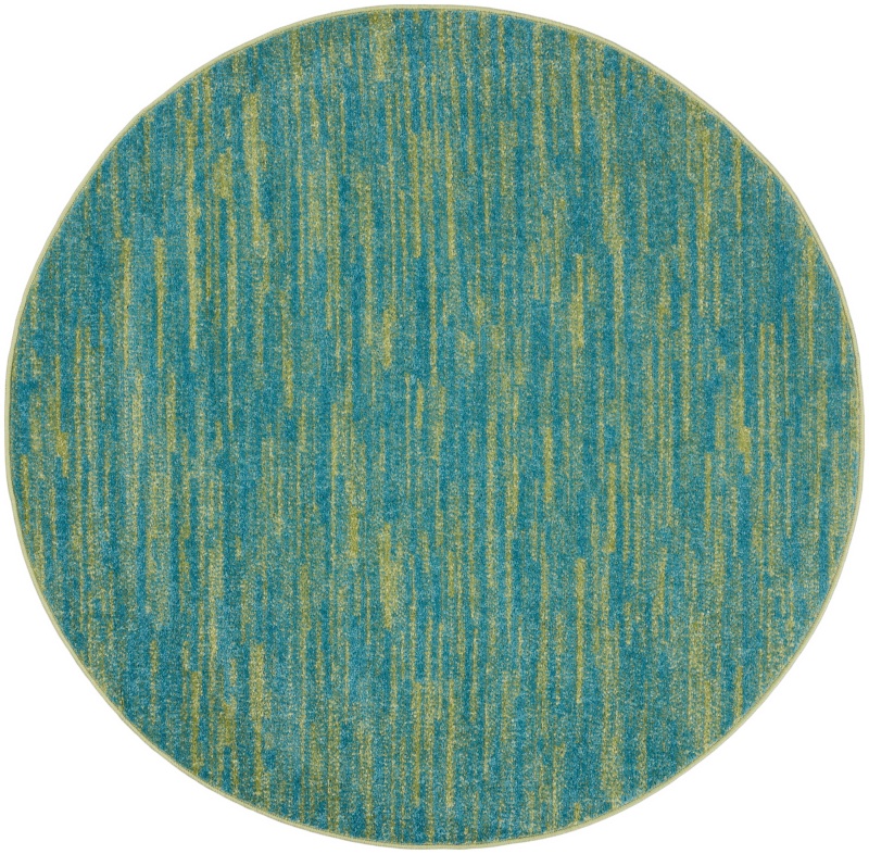 Nourison Essentials Blue Green Outdoor Area Rug