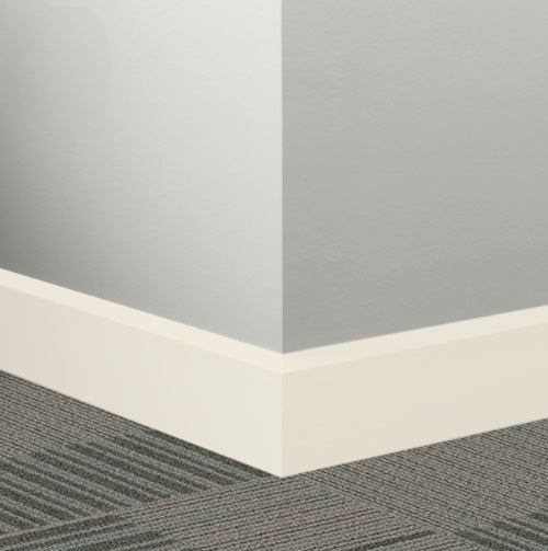 White Sand Rubber Millwork Contoured Wall Base