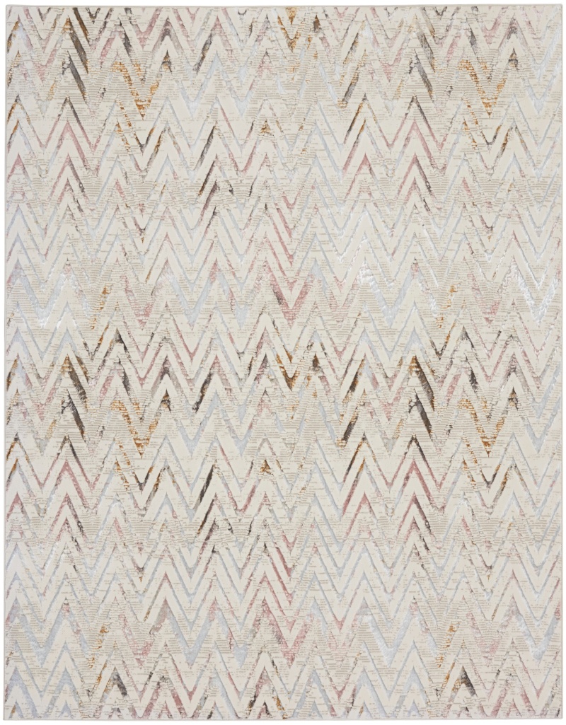 Glitz Multicolor Contemporary Area Rug 8 Ft x 10 Ft