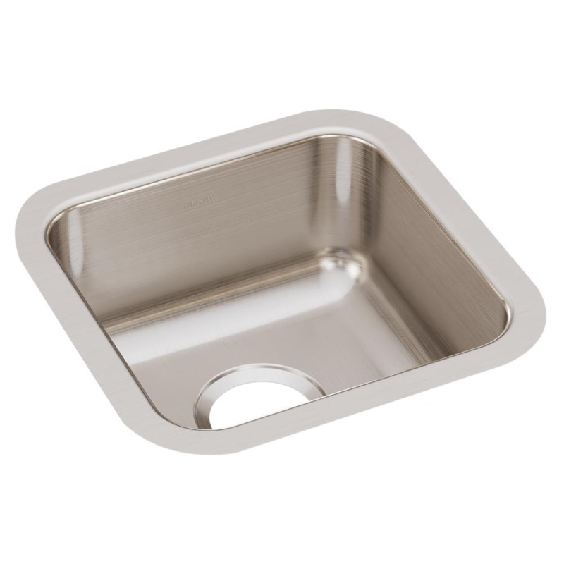 Lustertone Classic Stainless Steel Undermount Single Bowl Kitchen Sink