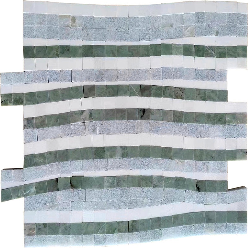Ireland Adare Shell Mosaic - 0.6" X 0.6" - Polished
