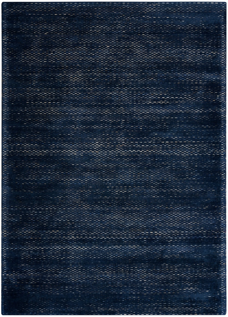 Calvin Klein Valley Blue Wool Blend Modern Area Rug