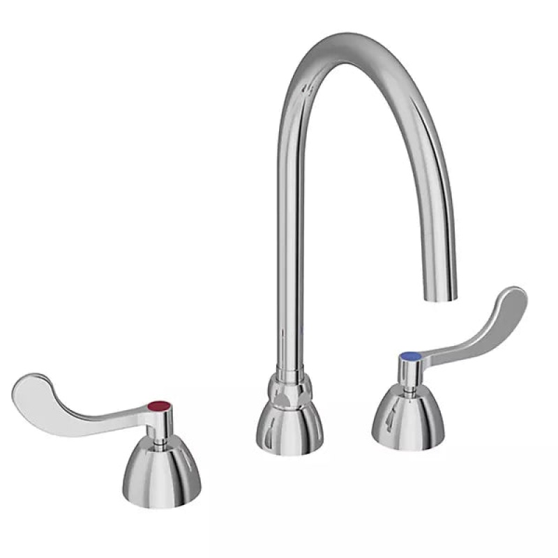 Chrome Deck Mount Kitchen Faucet