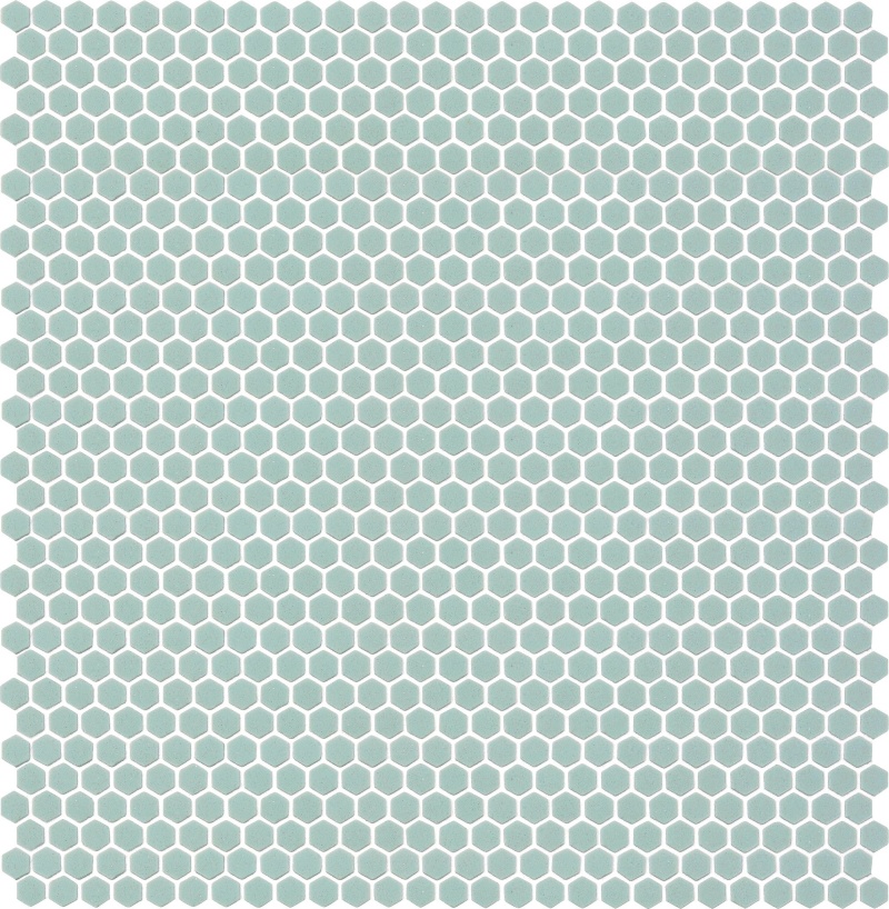 Geometro 2.0 Thyme Glass Mosaic - Hexagon - Matte