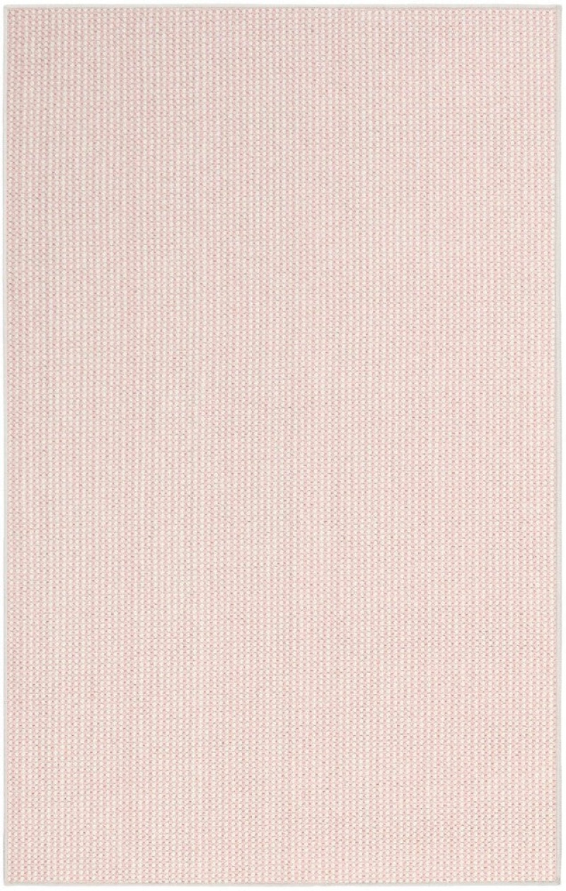 Natural Texture Ivory Rose Ntx01 Polyester Contemporary Area Rug - 5 Ft X 7 Ft - Ivory Rose