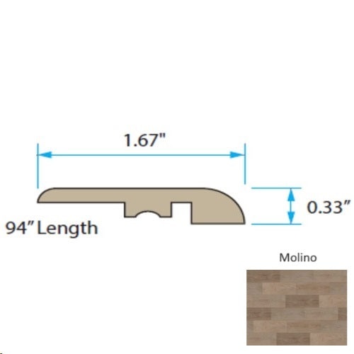 Sawatch Molino Luxury Vinyl Reducer Trim