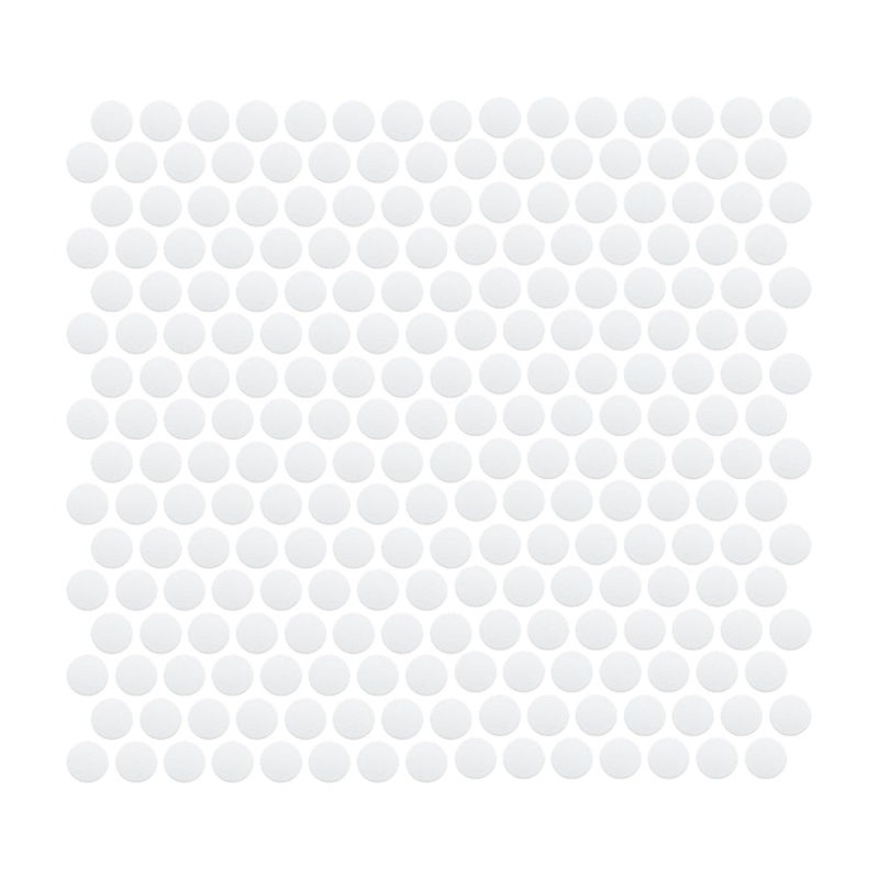 Elements Oxygen Porcelain Mosaic – 1" Penny Round, Matte