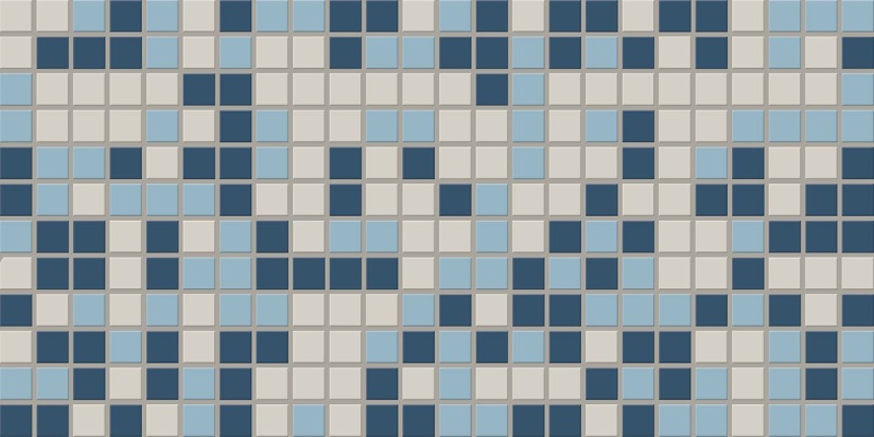 Keystone Blends Berry Blend Porcelain Mosaic - 1" X 1" - Matte