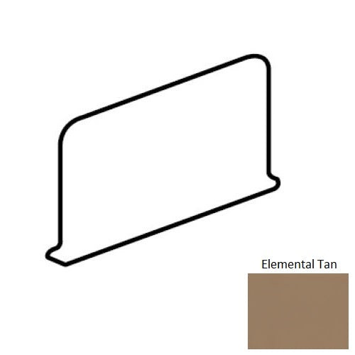 Color Wheel Classic Elemental Tan Ceramic Wall Trim