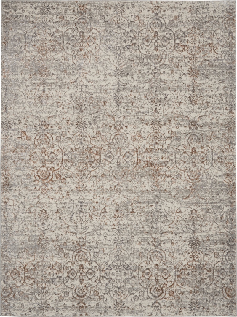 Royal Terrace Beige Ki43 Polyester Vintage Area Rug