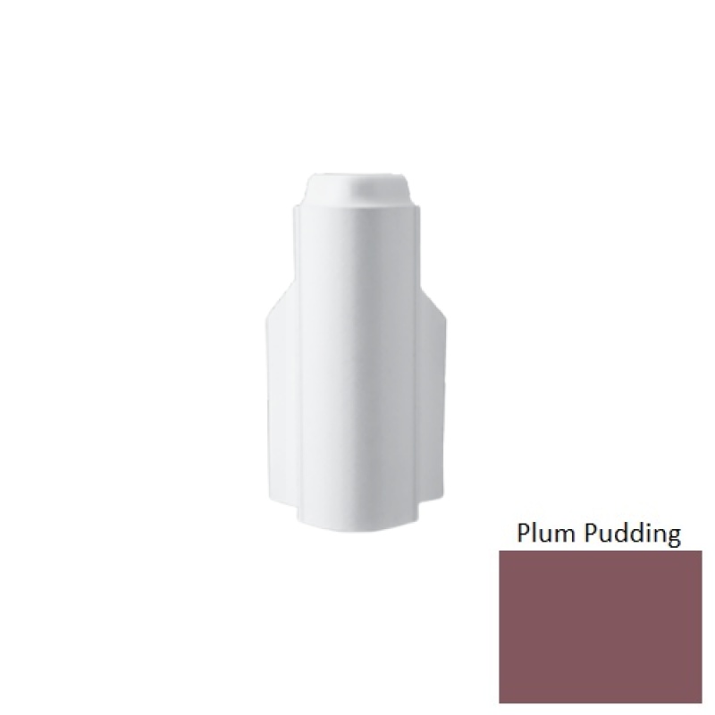 Rcb Plum Pudding Rubber Moulding / Trim 6 1/4" Outside Corner Blocks