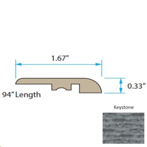 Sawatch Keystone Luxury Vinyl Moulding / Trim - Reducer