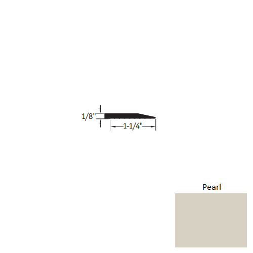 Pearl Vinyl Moulding / Trim Reducer