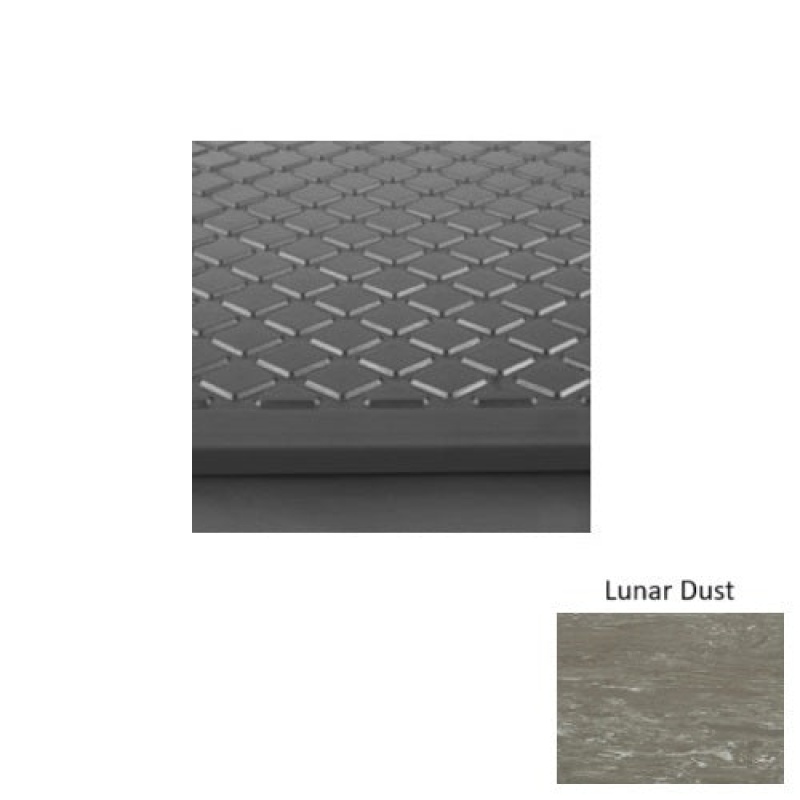 Marbleized 31 Lunar Dust Diamond Rubber (Rd) Stair Tread - Textured