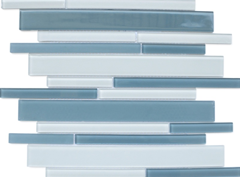 Charisma Chic Glass Mosaic - Linear - Glossy & Frosted