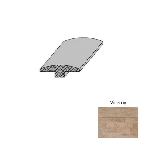 Bella Vista Viceroy Laminate Wood Moulding / Trim – 2" x 94" Embossed T Molding