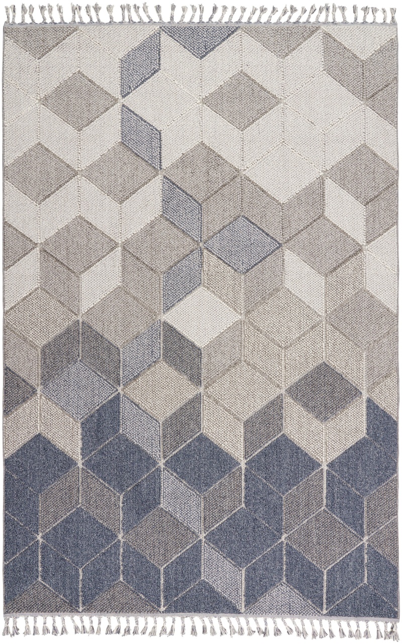 Paxton Grey / Slate Polypropylene Modern Area Rug