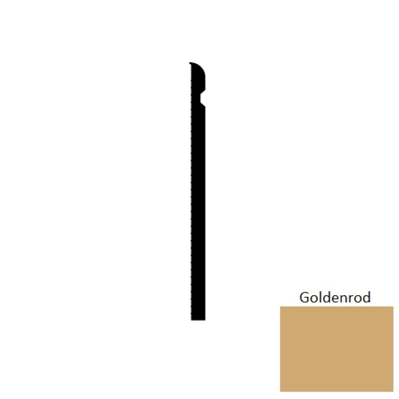Base Sculptures Goldenrod Captivate SCC Rubber Wall Base