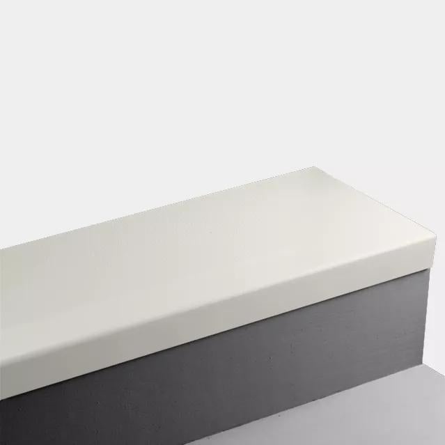 Johnsonite White Sand Hammered Rubber Stair Tread