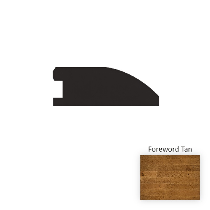 Inscription Foreword Tan Hardwood Moulding / Trim - 2" X 90" Reducer - 2" X 90"