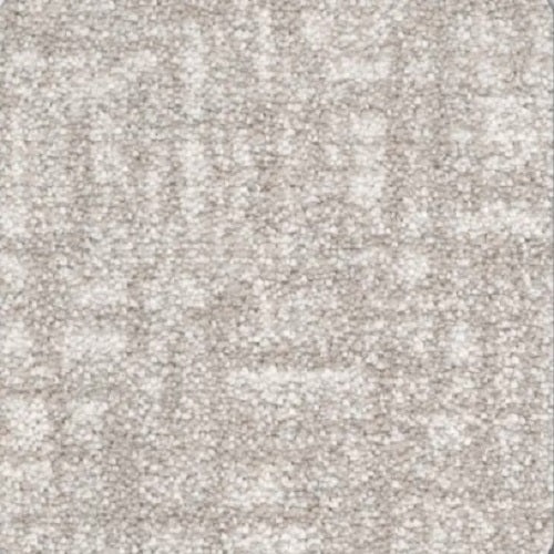 Monet Zinc White Polyester Carpet - Pattern