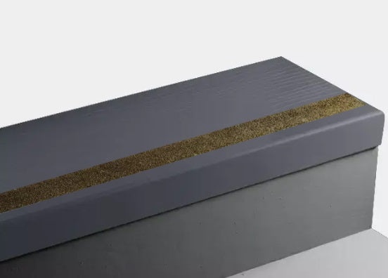 Blue Intensity Bamboo Stair Tread Trim