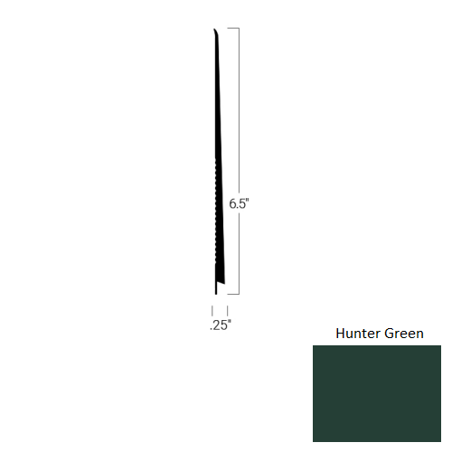 Johnsonite Hunter Green Rubber Tightlock Carpet Base