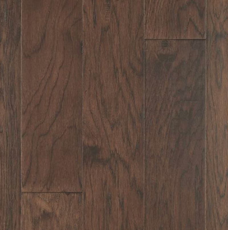 Whistlowe Mocha Hickory Engineered Hardwood Flooring - Prefinished - 6.5" X Random Lengths