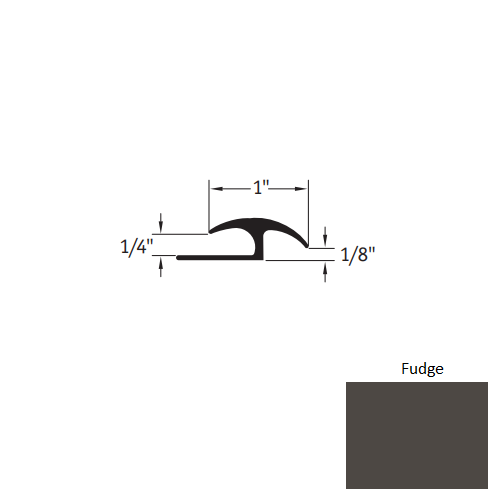 Johnsonite Fudge Vinyl Moulding / Trim