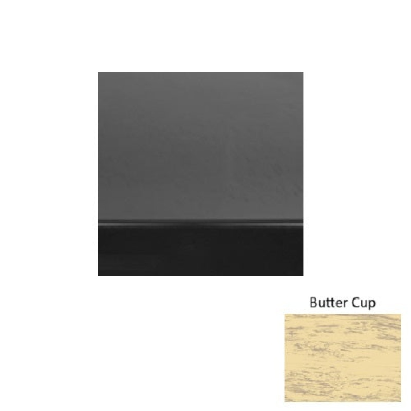 Marbleized 70 Butter Cup Light Duty Rubber (Sq) Stair Tread - Smooth