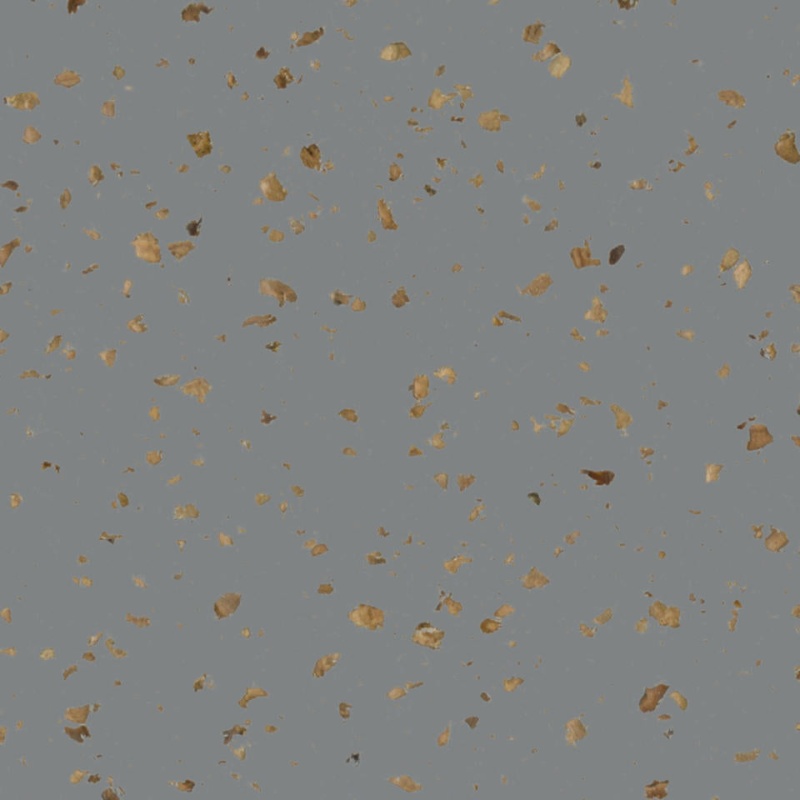 Johnsonite Medium Grey Eco Naturals Corktones Rubber Tile - Hammered - 24" X 24"