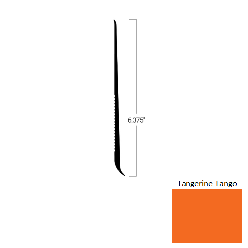 Johnsonite Tangerine Tango Rubber Tightlock Resilient Rubber Base