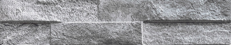Rock Grey Porcelain Ledgestone - Matte - 3" x 15"