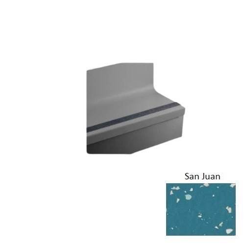 Johnsonite San Juan Hammered Stair Tread With Riser