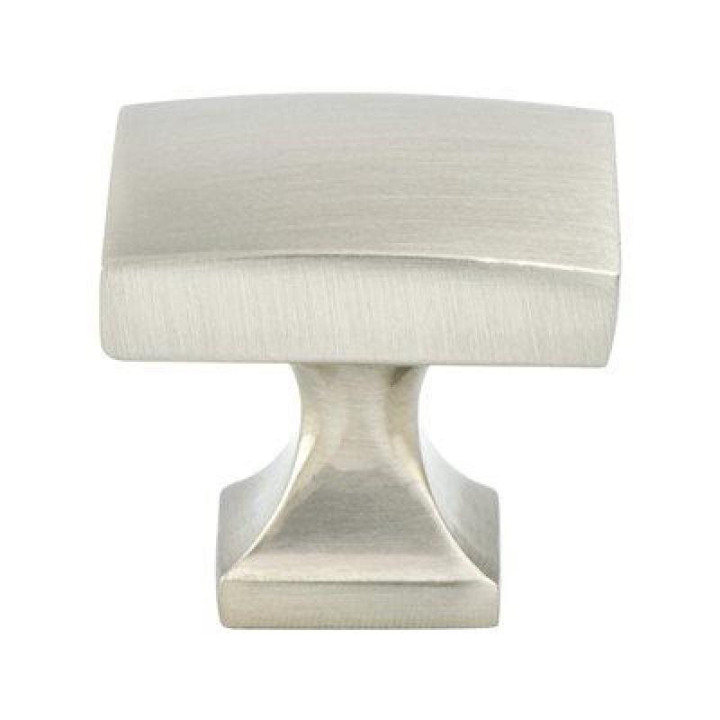 Berenson Epoch Edge Zinc Cabinet Knob - Brushed Nickel - 1 3/8" Length