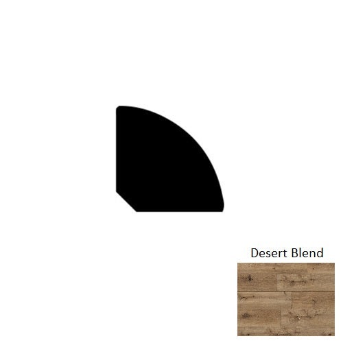 The Meadows Desert Blend Luxury Vinyl Moulding / Trim - 94" Quarter Round - Aluminum Oxide